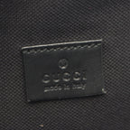 Gucci Waist Bag Soft GG Supreme Black Canvas Leather Sling Backpack — view 4