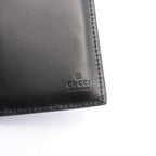 Gucci Bifold Wallet Dorian Guccissima Black Leather — view 5