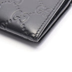 Gucci Bifold Wallet Dorian Guccissima Black Leather — view 8