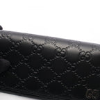 Gucci Bifold Wallet Dorian Guccissima Black Leather — view 7