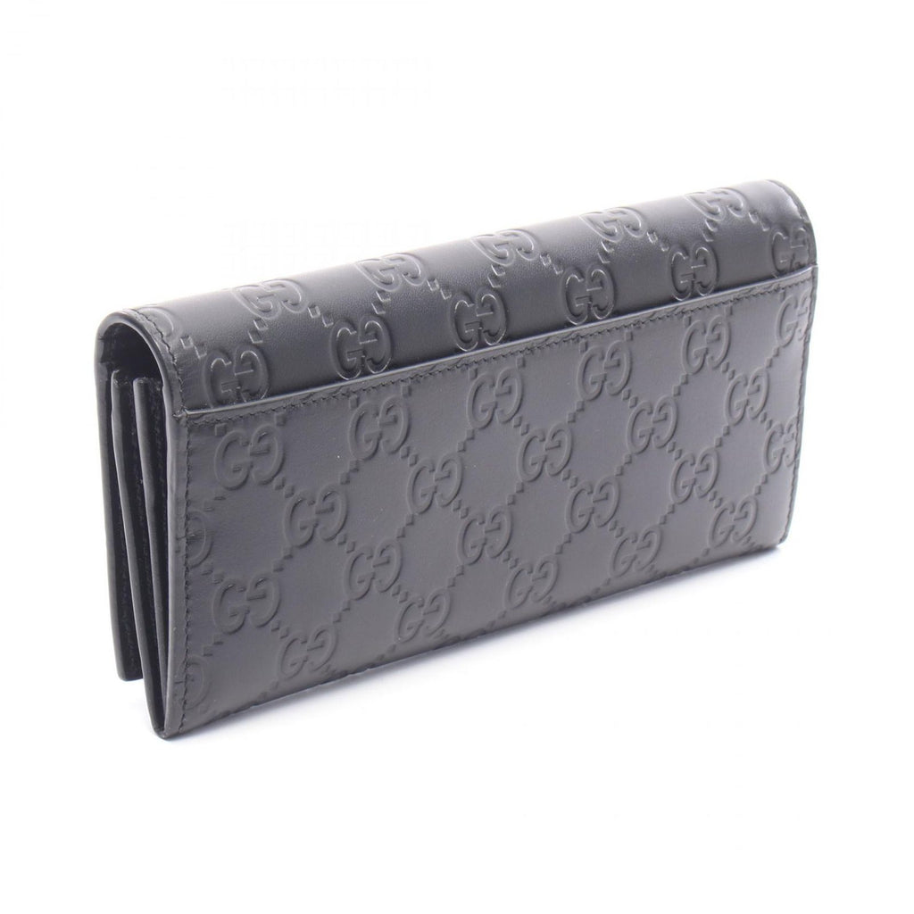 Gucci Bifold Wallet Dorian Guccissima Black Leather — view 2