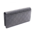 Gucci Bifold Wallet Dorian Guccissima Black Leather — view 2