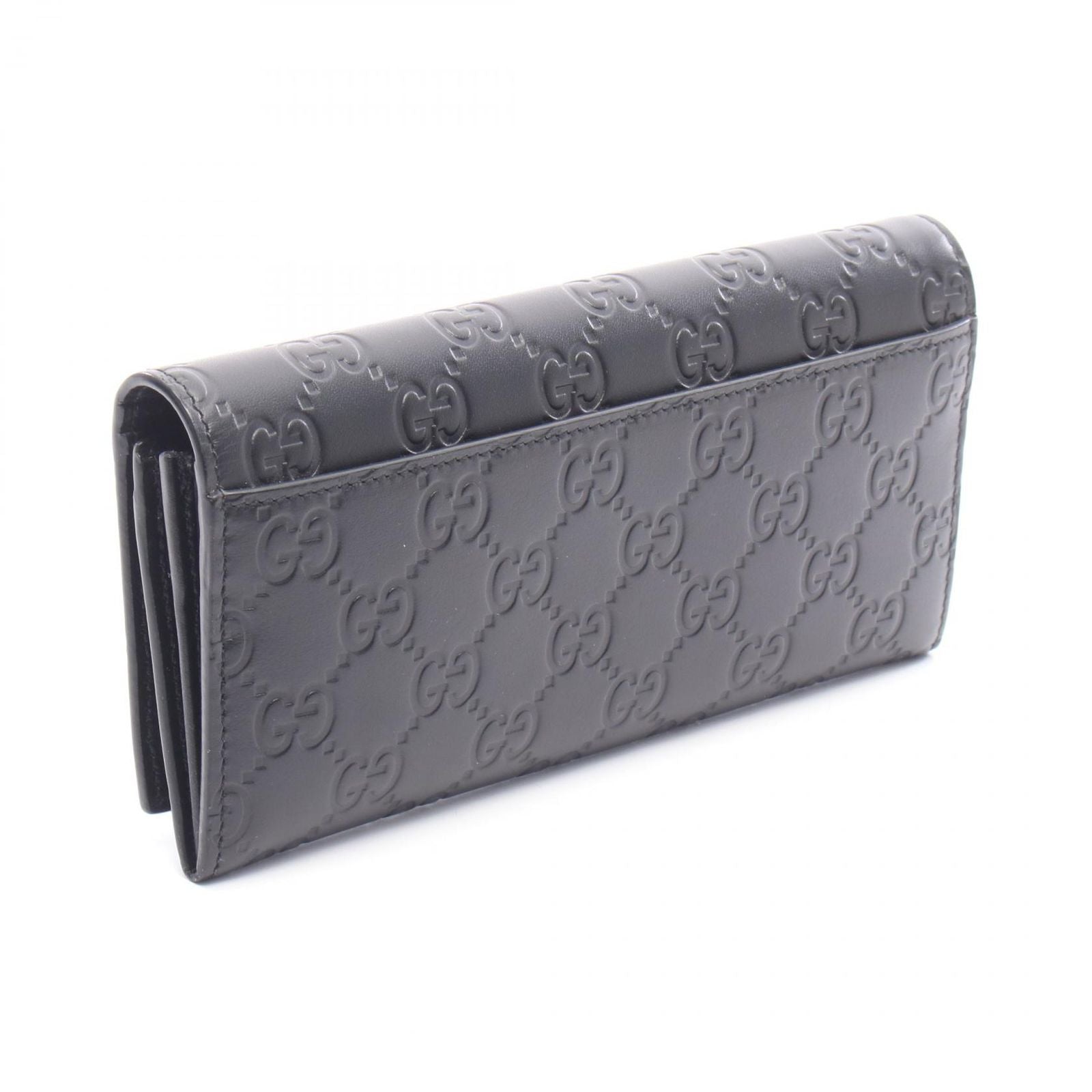 Gucci Bifold Wallet Dorian Guccissima Black Leather — view 2