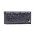 Gucci Bifold Wallet Dorian Guccissima Black Leather