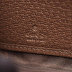 Gucci Round Wallet Jumbo GG Continental Beige Brown Canvas Leather — view 4