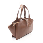 Celine Tote Trifold Brown Leather — view 2