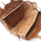 Celine Tote Trifold Brown Leather — view 3