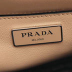 Prada Shoulder Bag Glace'calf Light Beige Leather — view 4