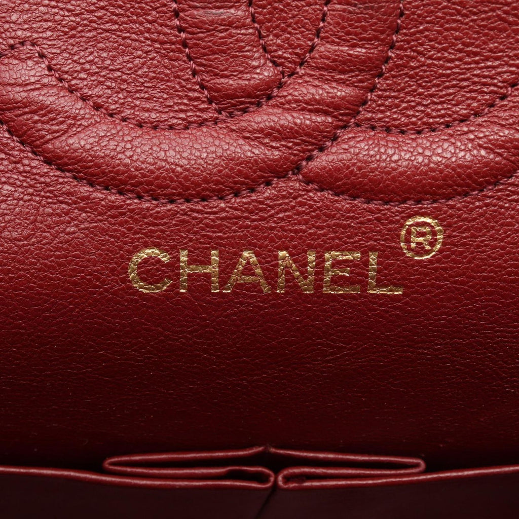 Chanel Shoulder Bag Quilted Double Flap Black Lambskin Chain — view 4