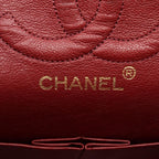 Chanel Shoulder Bag Quilted Double Flap Black Lambskin Chain — view 4