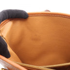 Celine Tote Macadam Brown Dark Canvas Leather — view 6