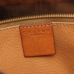 Celine Tote Macadam Brown Dark Canvas Leather — view 4