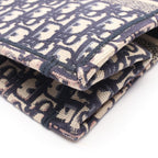 Dior Tote Book Navy Ivory Pink Canvas — view 8