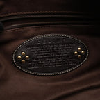 Celine Shoulder Bag Macadam Mini Beige Brown Canvas Leather — view 4