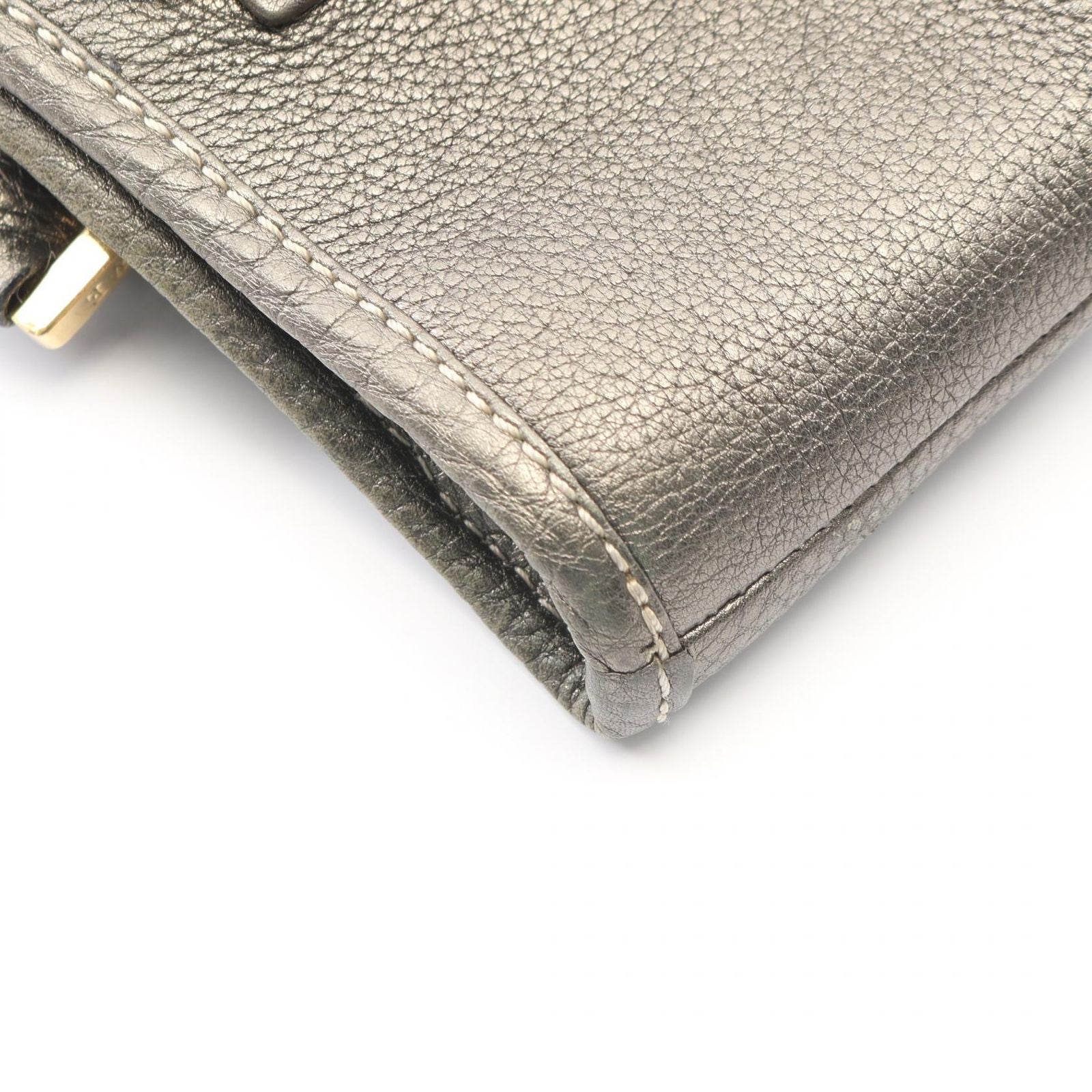 Loewe Handbag Amazona Justa Blanc de Leather — view 5