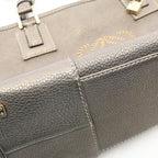 Loewe Handbag Amazona Justa Blanc de Leather — view 8