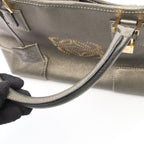 Loewe Handbag Amazona Justa Blanc de Leather — view 6