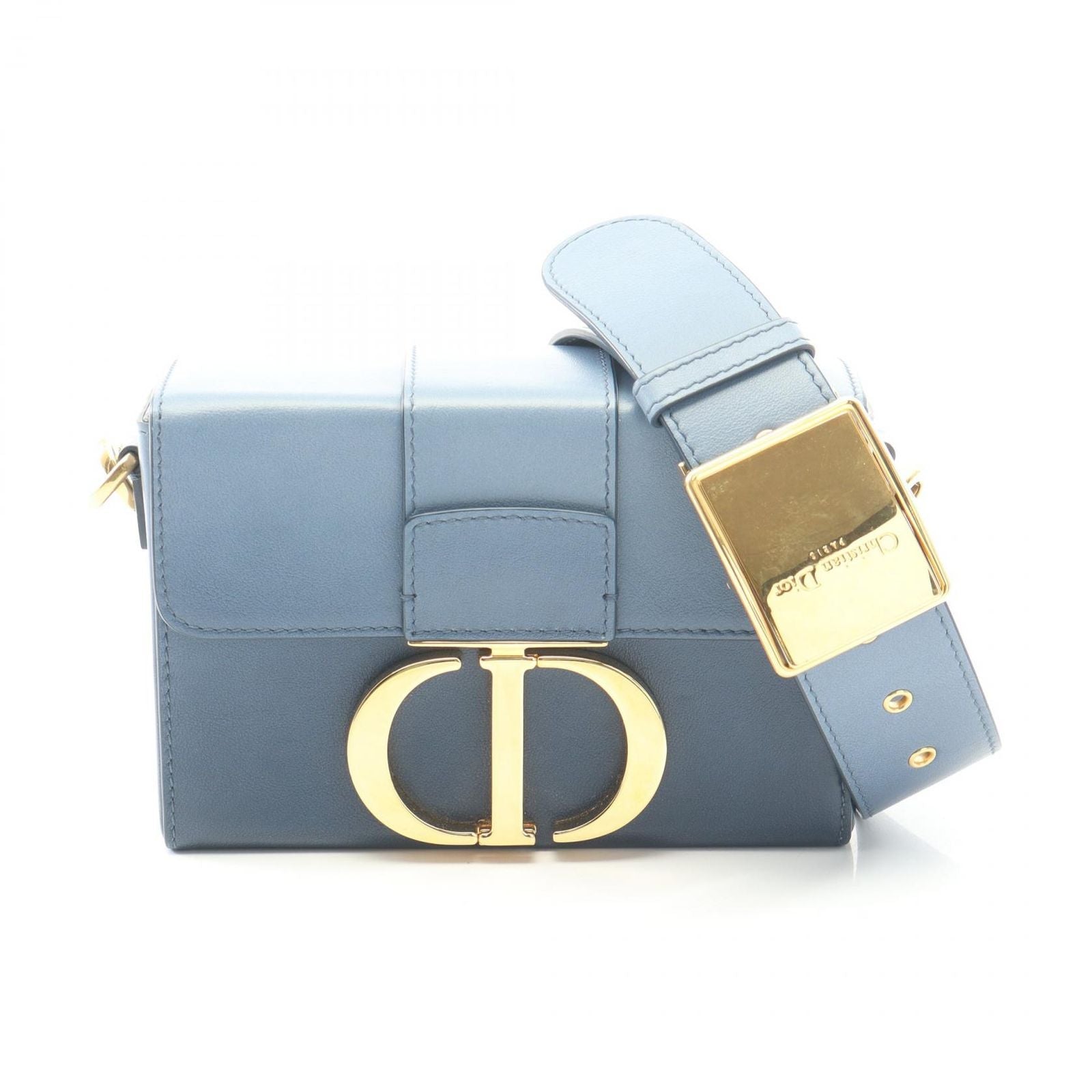 Dior Shoulder Bag 30 Montaigne Box Gradient Blue Leather