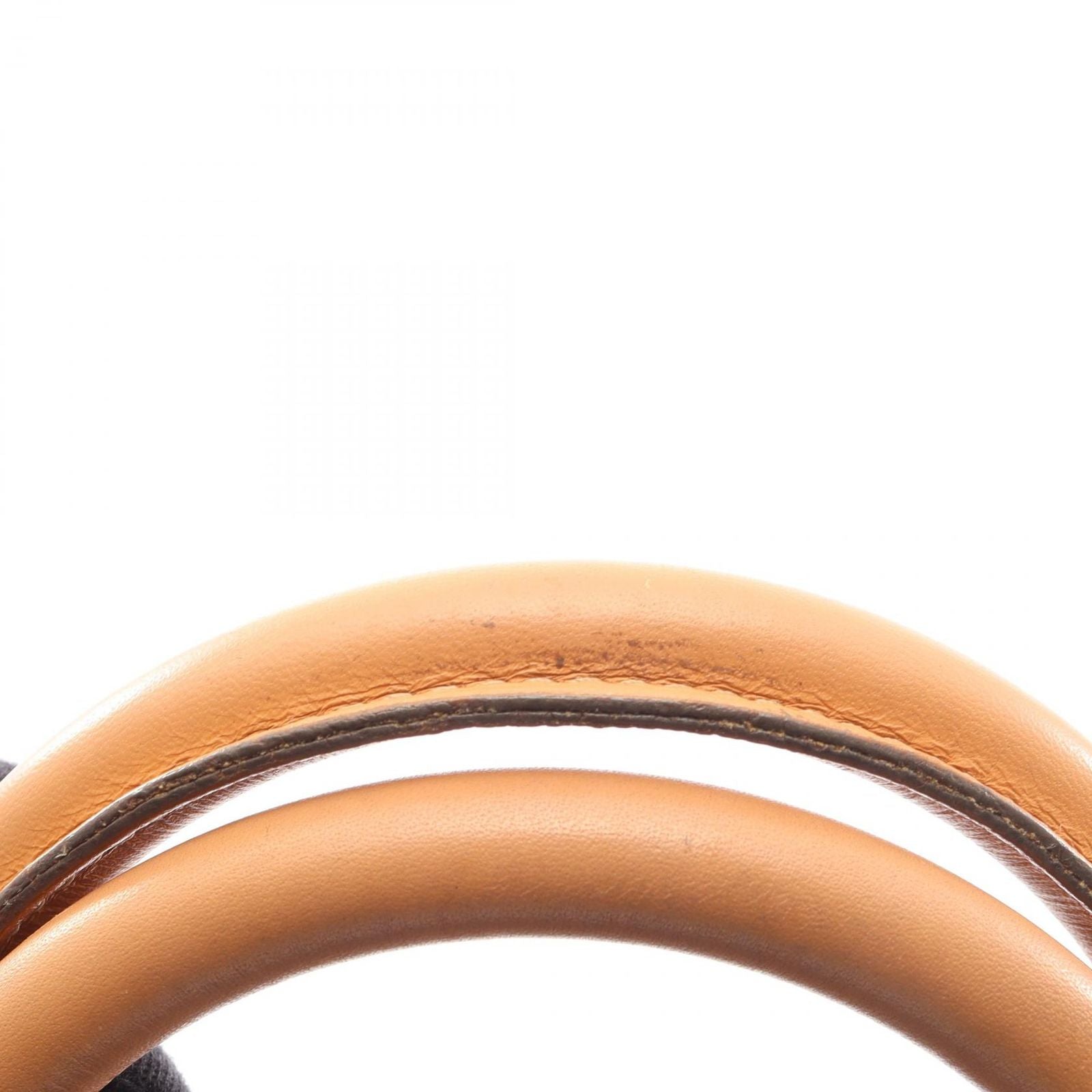 Celine Macadam Boston Bag Brown Natural Canvas Leather — view 8