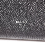 Celine Bifold Wallet Strap Multi Function Black Ivory Leather — view 5
