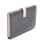 Celine Bifold Wallet Strap Multi Function Black Ivory Leather — view 2