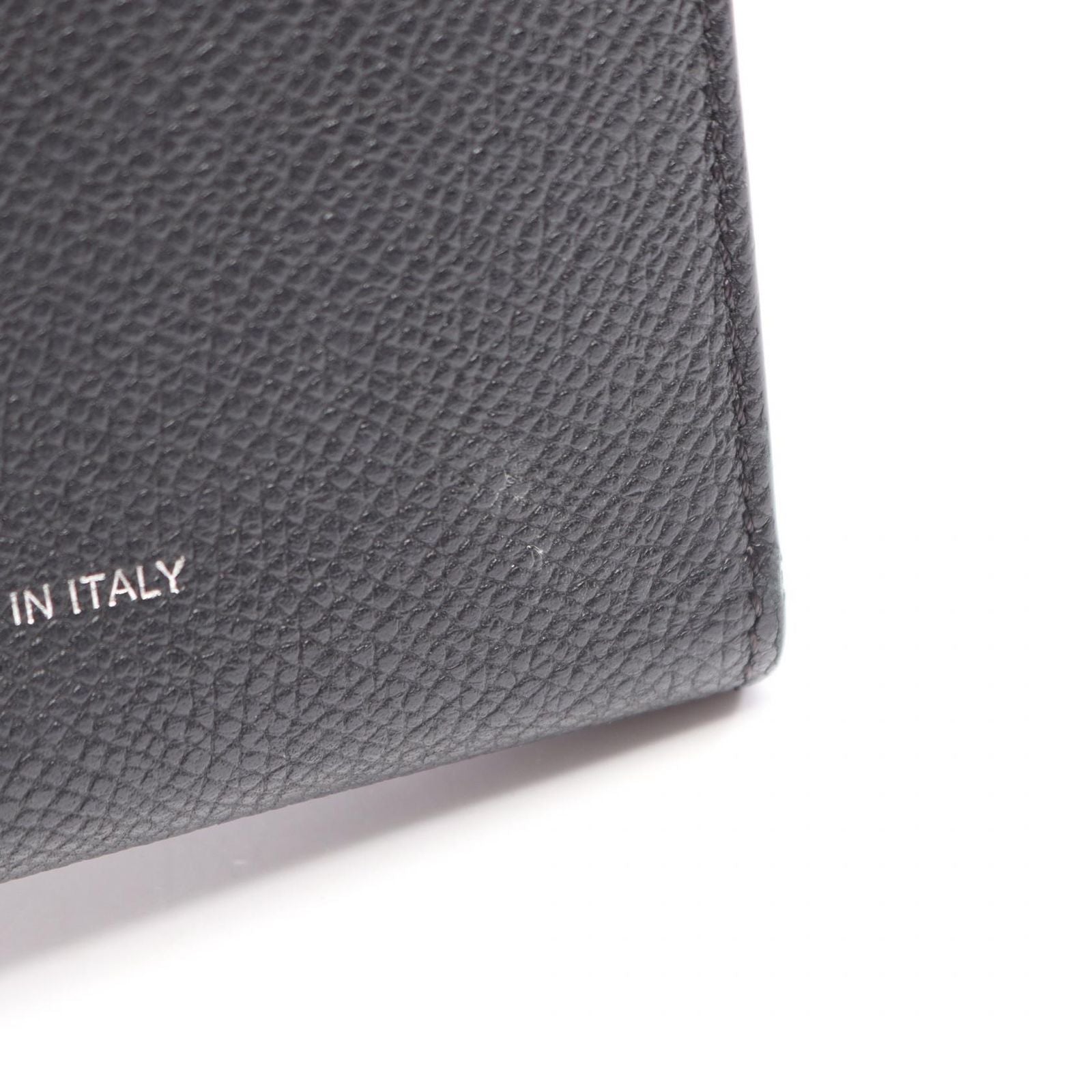 Celine Bifold Wallet Strap Multi Function Black Ivory Leather — view 6