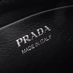 Prada Shoulder Bag Sydney Black Leather Chain
