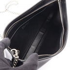 Prada Shoulder Bag Sydney Black Leather Chain