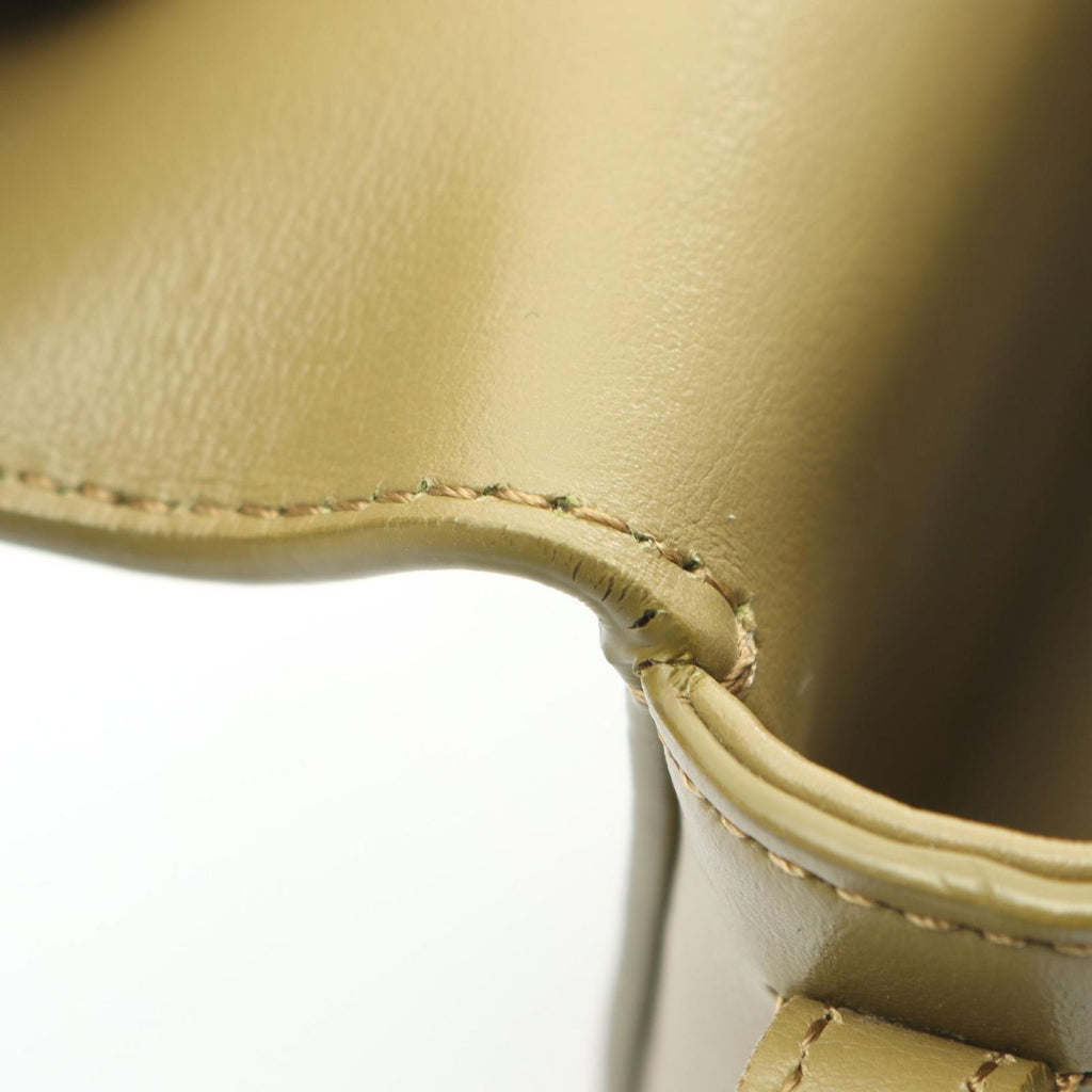 Celine Shoulder Bag Mini Besace Cuir Triomphe Pistachio Green Leather — view 8
