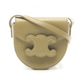 Celine Shoulder Bag Mini Besace Cuir Triomphe Pistachio Green Leather