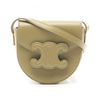 Celine Shoulder Bag Mini Besace Cuir Triomphe Pistachio Green Leather