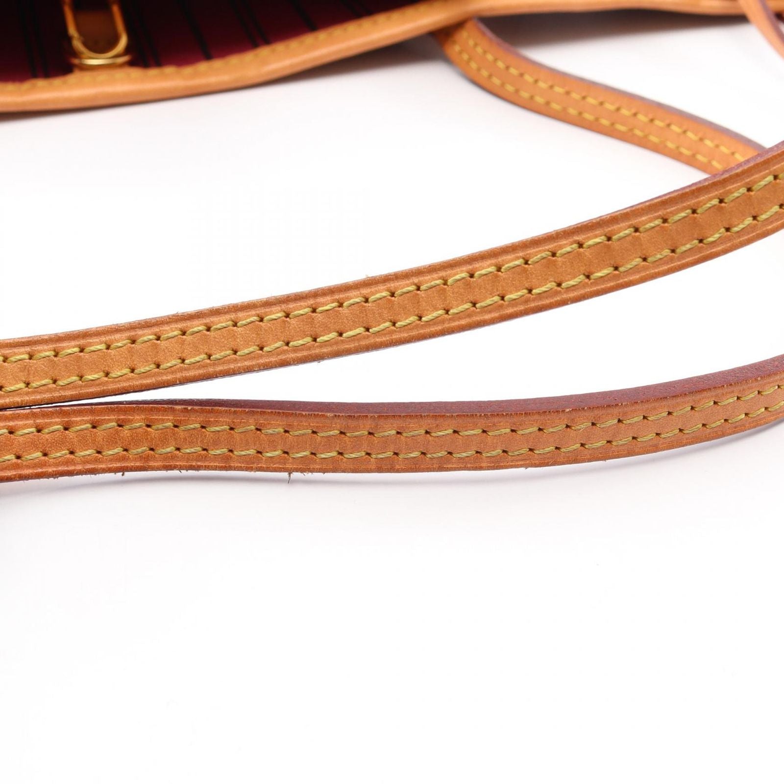 Louis Vuitton Tote Neverfull MM Pivoine Canvas Leather — view 9