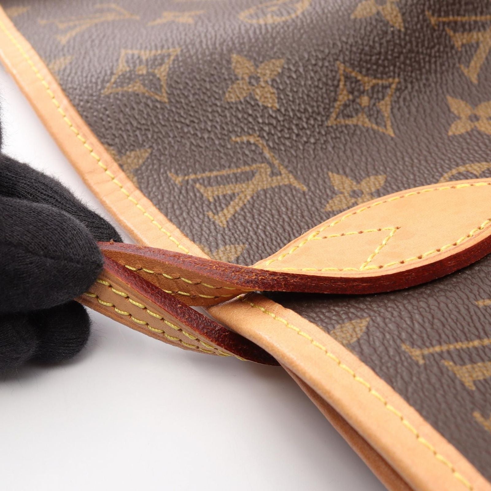 Louis Vuitton Tote Neverfull MM Pivoine Canvas Leather — view 8