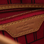 Louis Vuitton Tote Neverfull MM Pivoine Canvas Leather — view 4