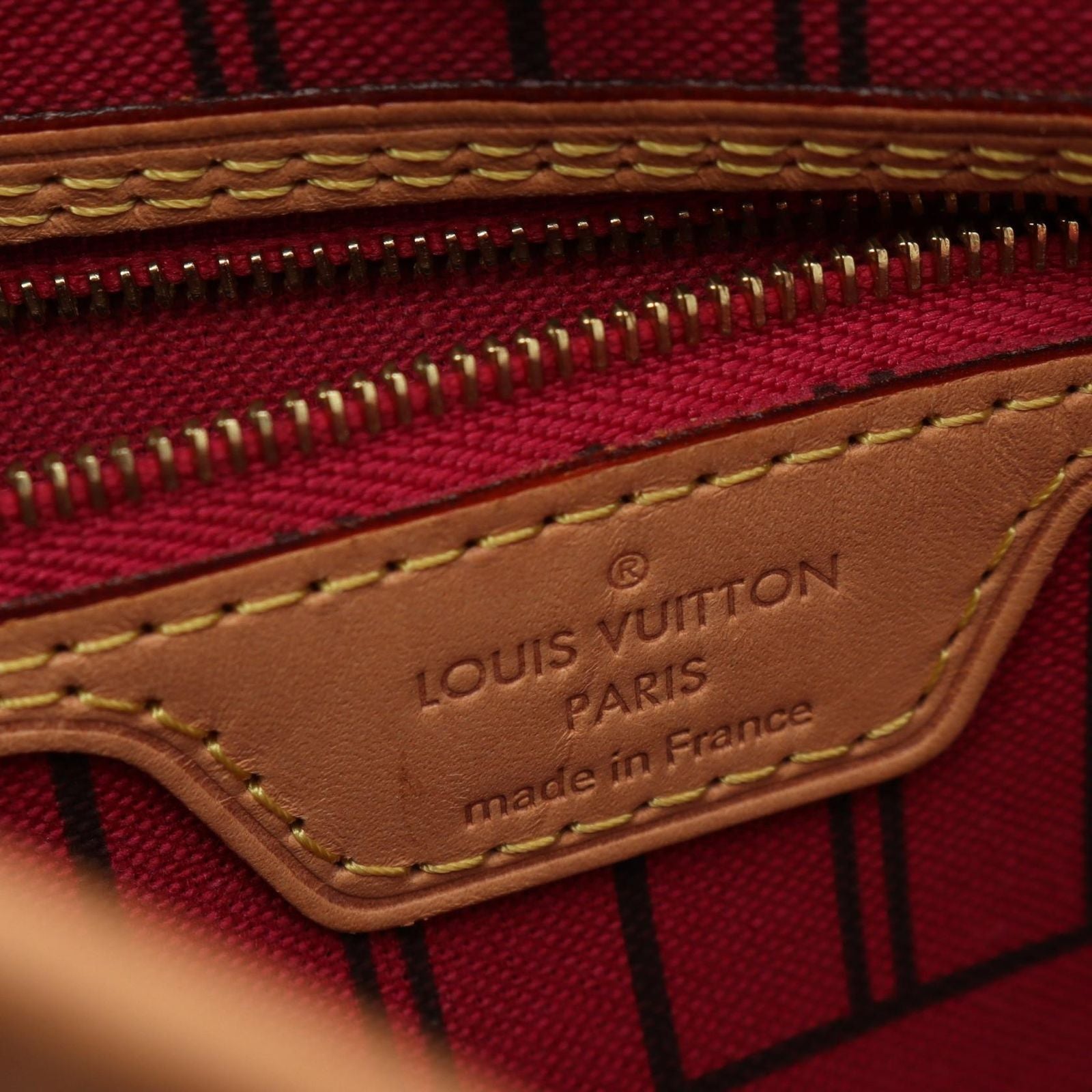 Louis Vuitton Tote Neverfull MM Pivoine Canvas Leather — view 4