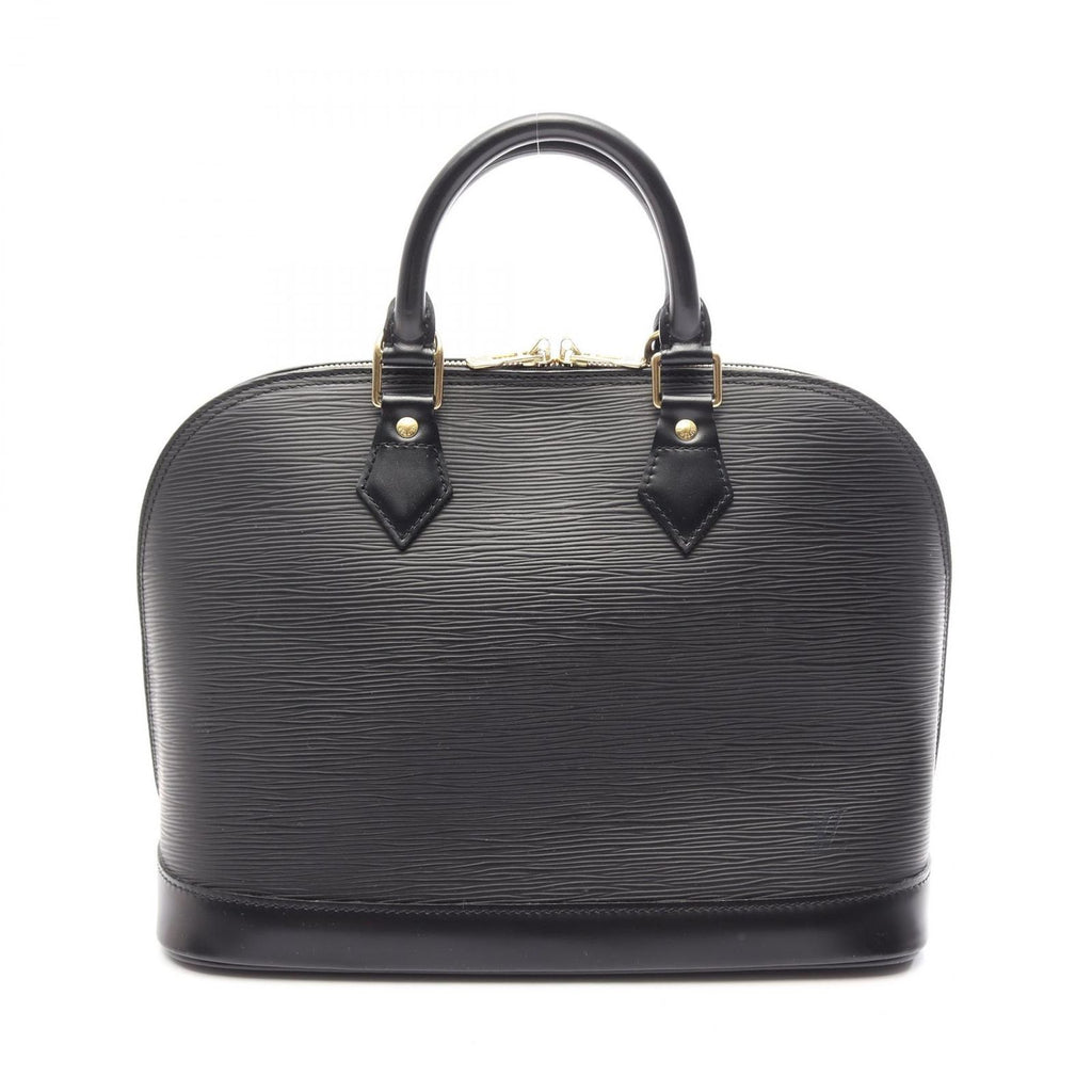 Louis Vuitton Handbag Alma Noir Leather