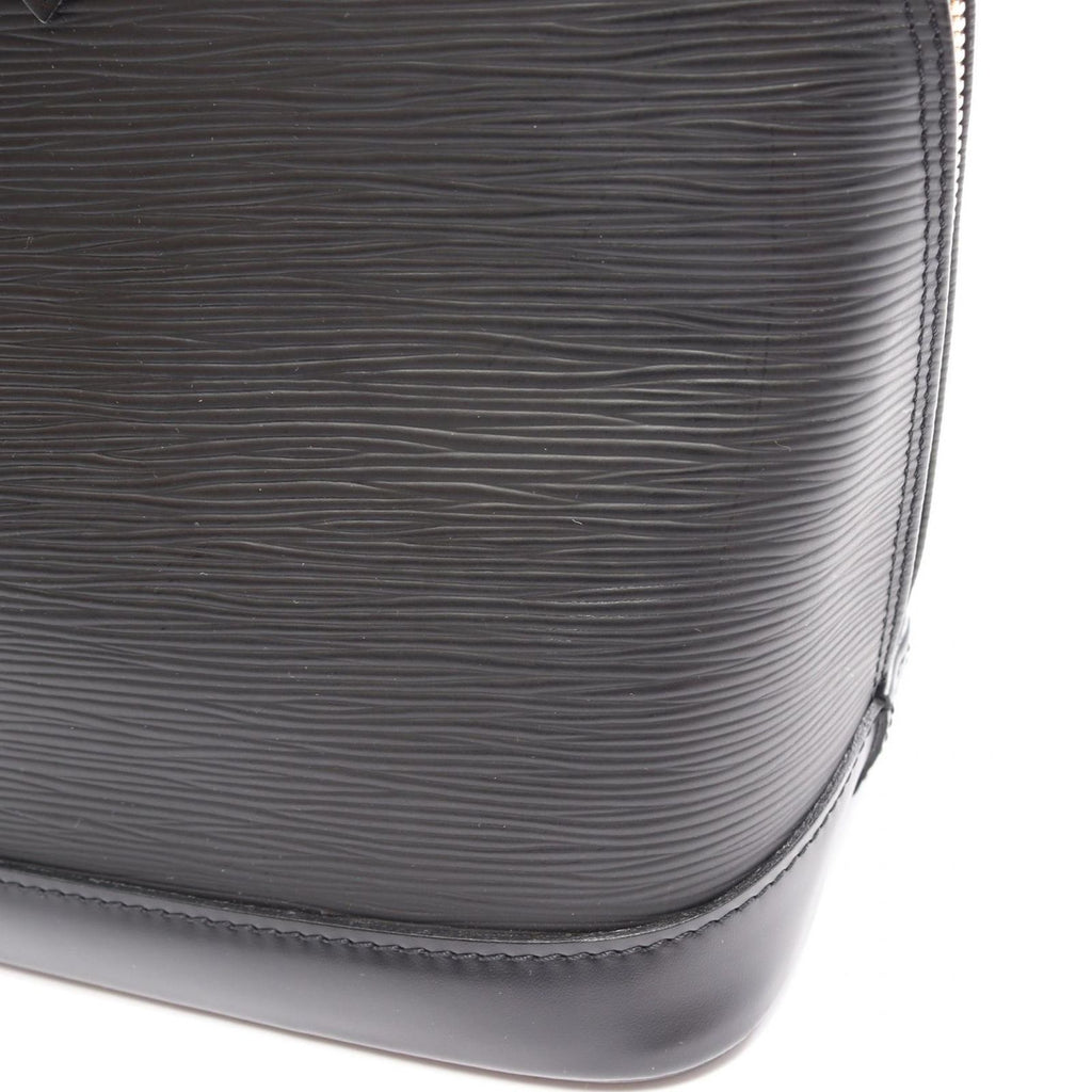 Louis Vuitton Handbag Alma Noir Leather — view 8