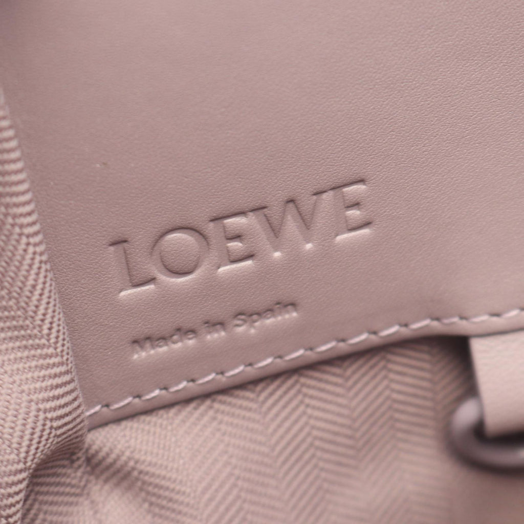 Loewe Handbag Hammock Bag Compact 2-Way Lavender White Leather