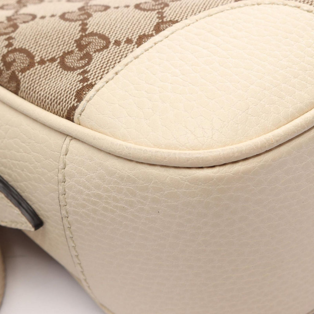 Gucci Shoulder Bag Bree GG Canvas Beige White — view 9
