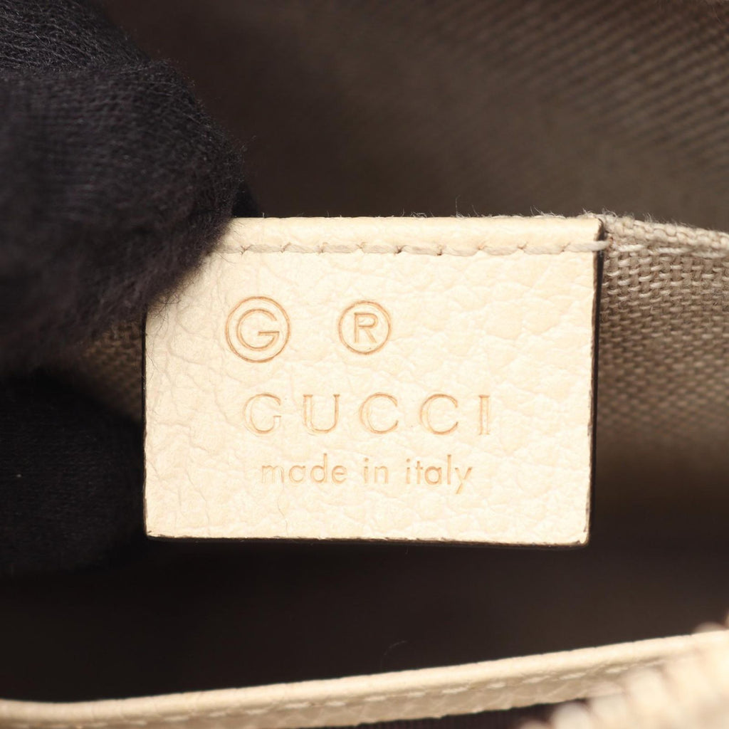 Gucci Shoulder Bag Bree GG Canvas Beige White — view 4