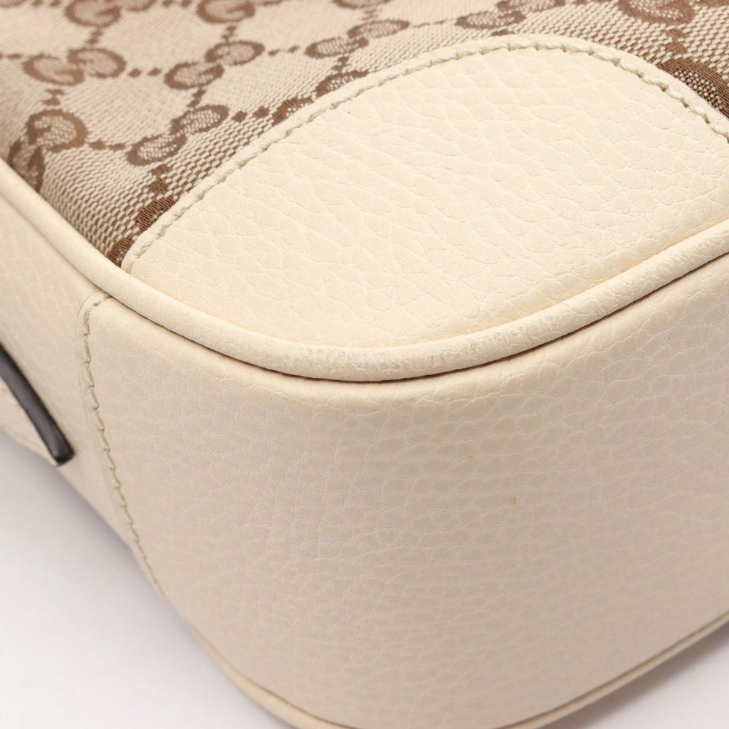 Gucci Shoulder Bag Bree GG Canvas Beige White — view 7