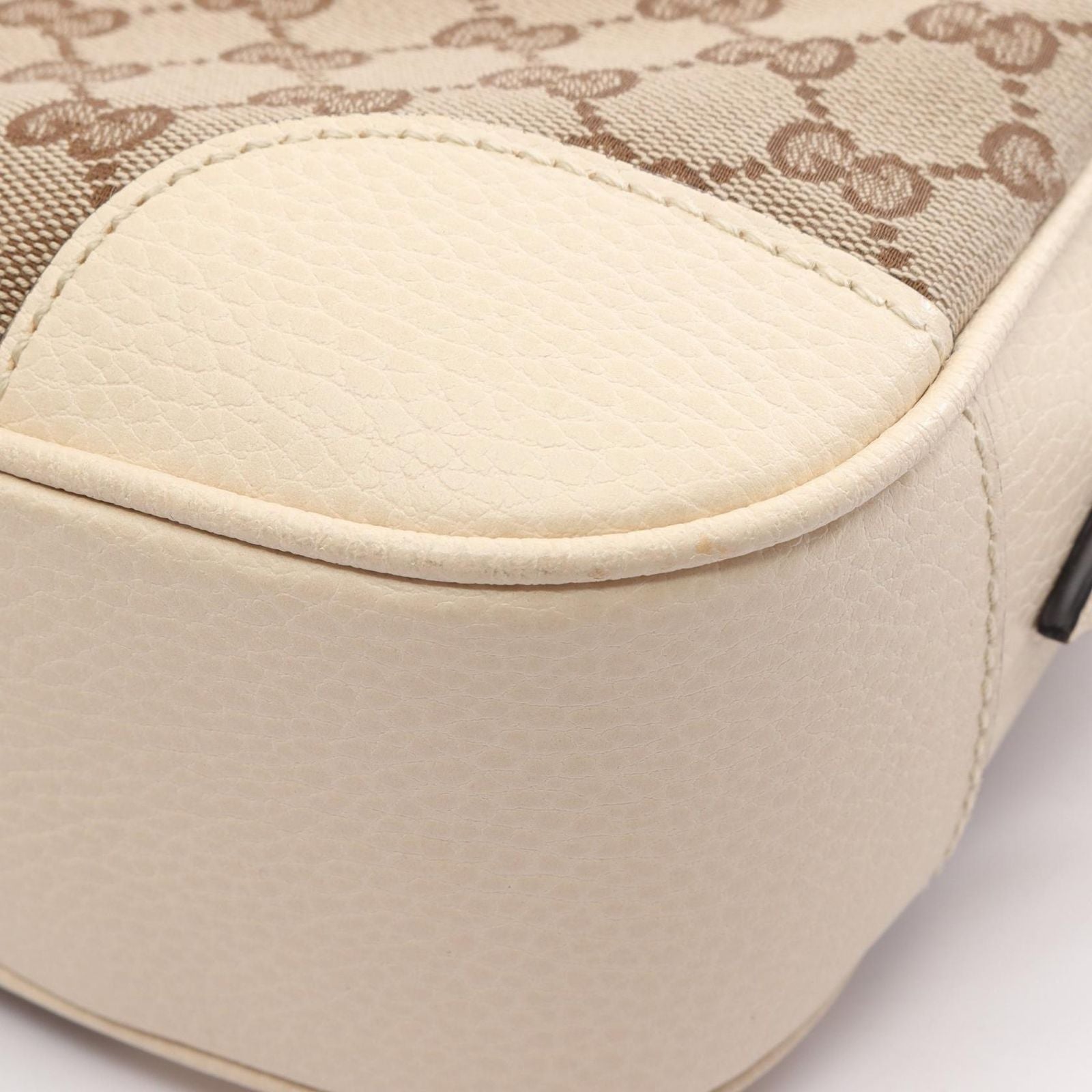 Gucci Shoulder Bag Bree GG Canvas Beige White — view 6