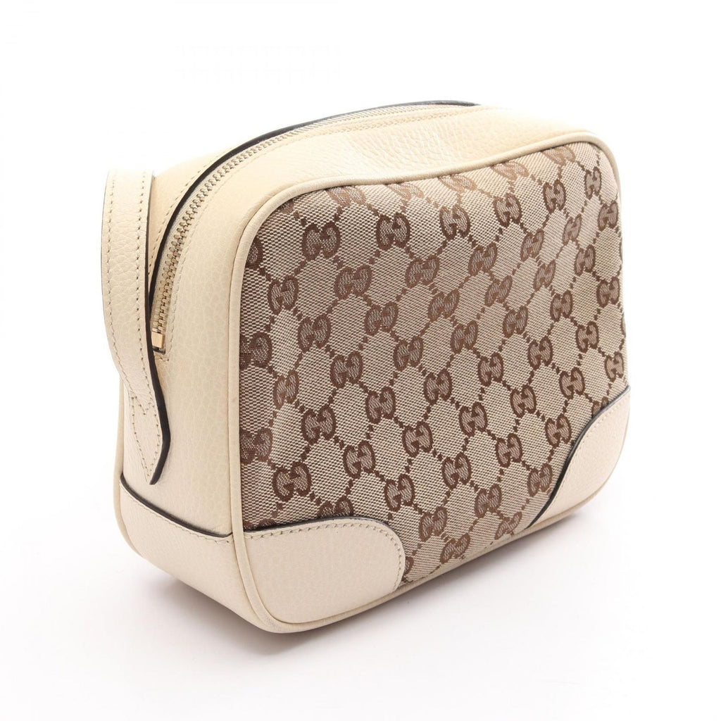 Gucci Shoulder Bag Bree GG Canvas Beige White — view 2