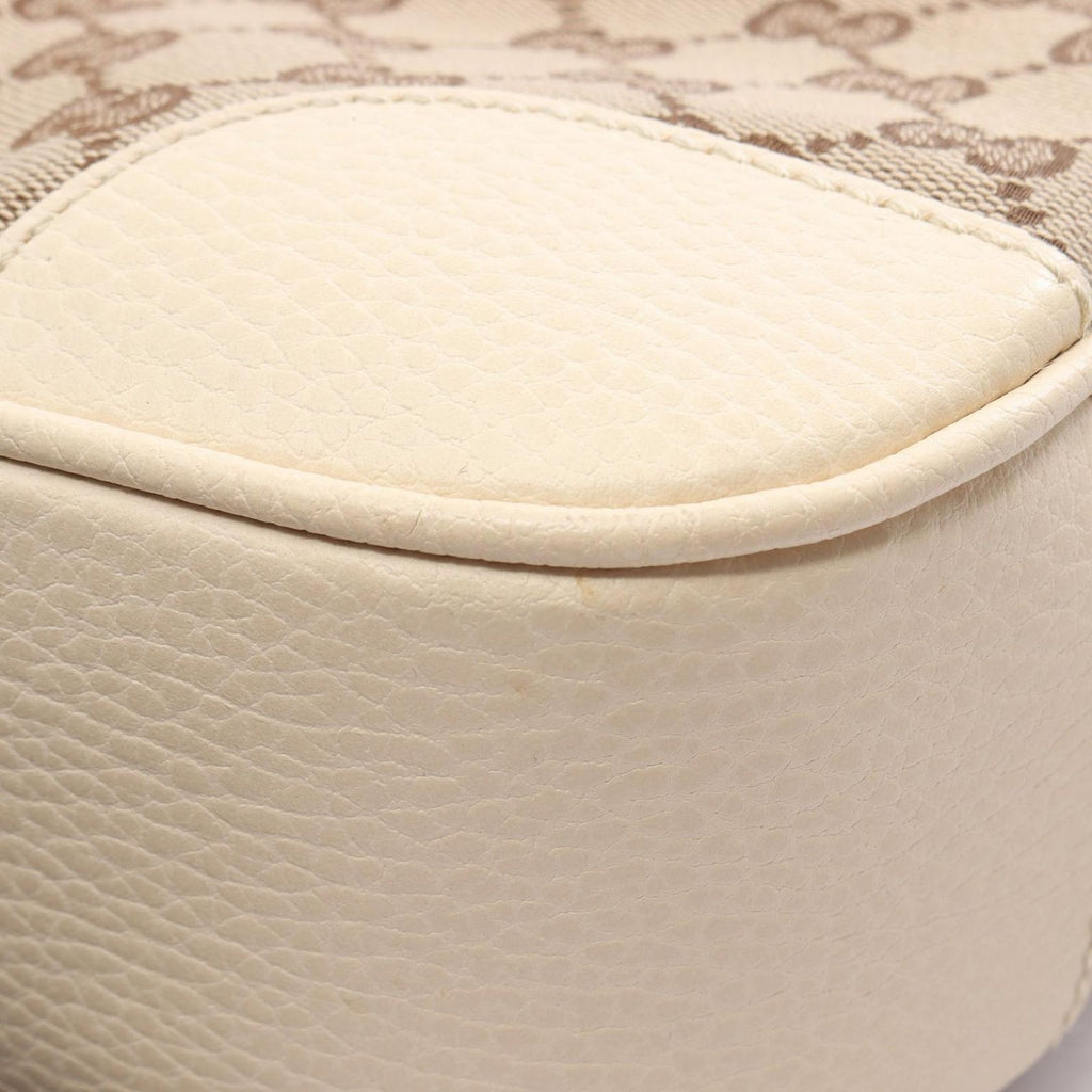 Gucci Shoulder Bag Bree GG Canvas Beige White — view 8