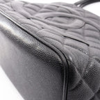 Chanel Tote Reissue Black Caviar Leather — view 6