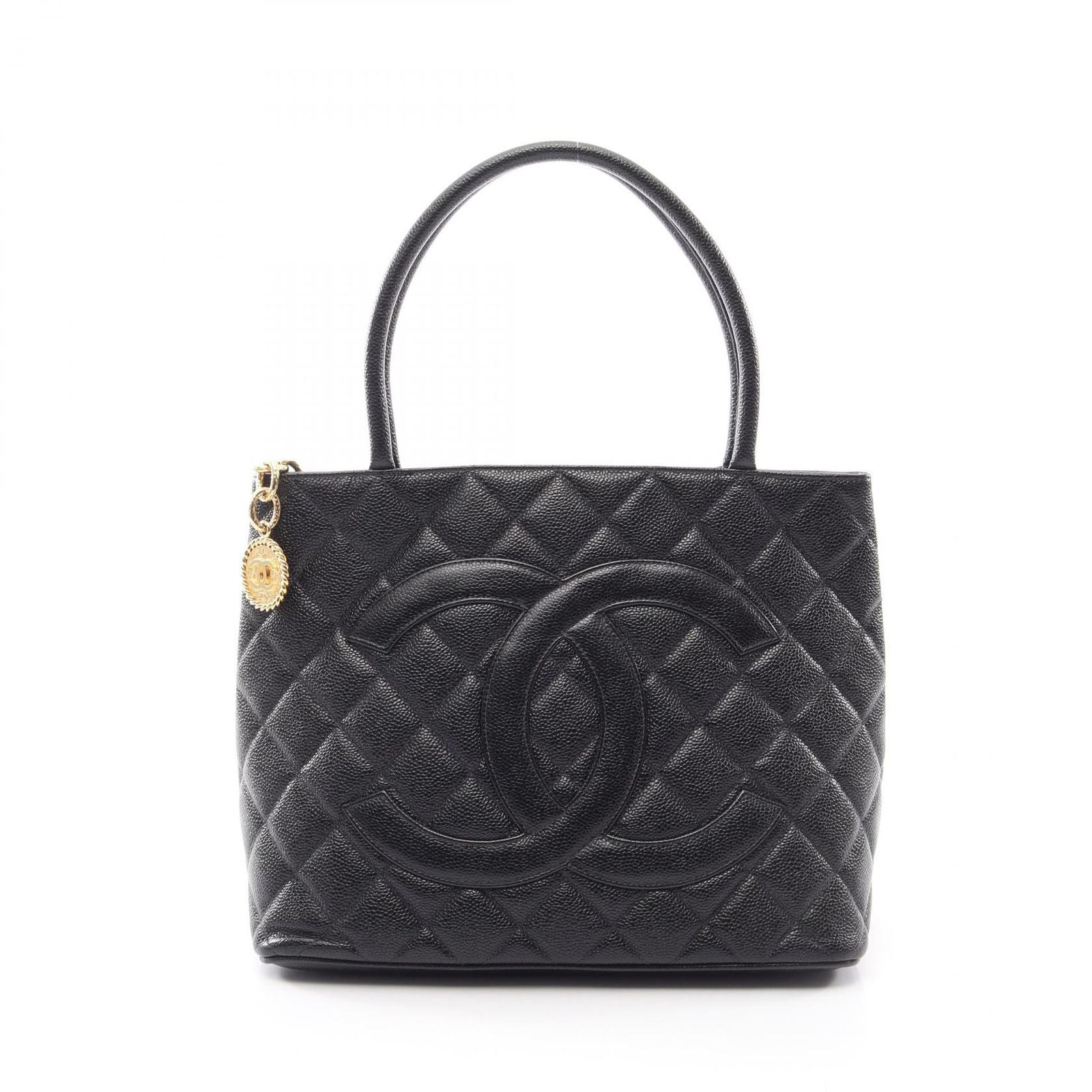 Chanel Tote Reissue Black Caviar Leather