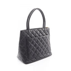 Chanel Tote Reissue Black Caviar Leather — view 2