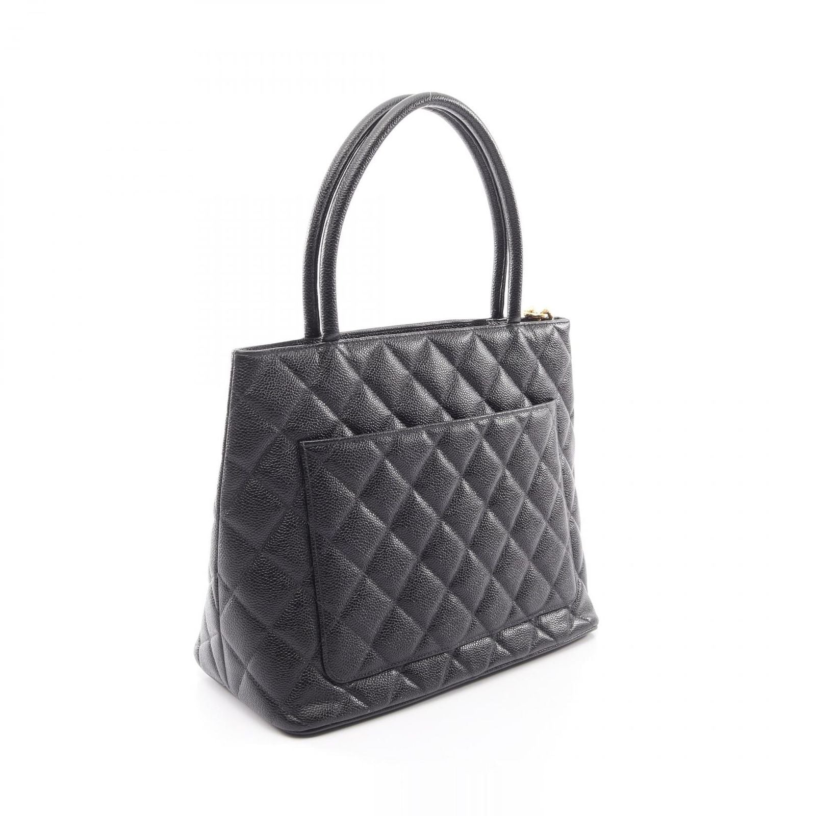 Chanel Tote Reissue Black Caviar Leather — view 2