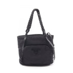 Prada Handbag Tessuto Passama 2-Way Black Nylon Tote Bag