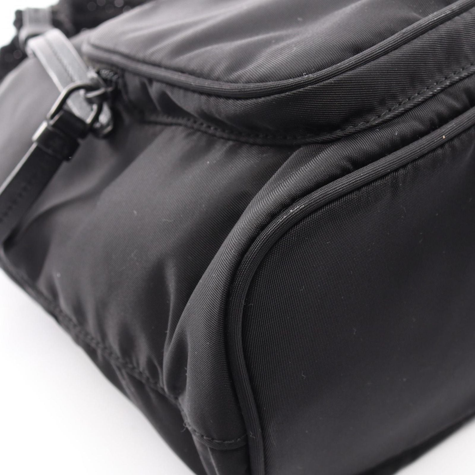 Prada Handbag Tessuto Passama 2-Way Black Nylon Tote Bag